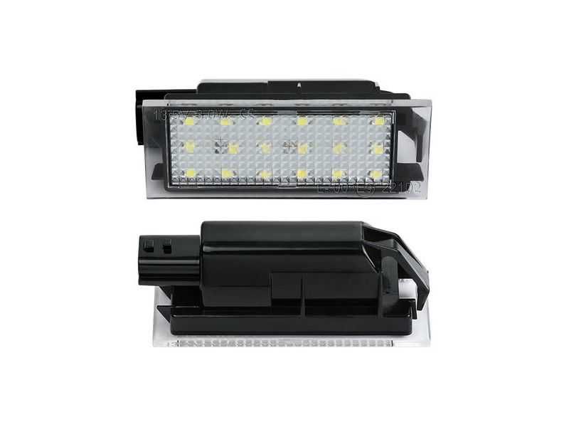 Set 2 lampi numar led Renault Megane , Clio , Laguna, Dacia Logan II