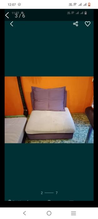 Продам диван с креслом