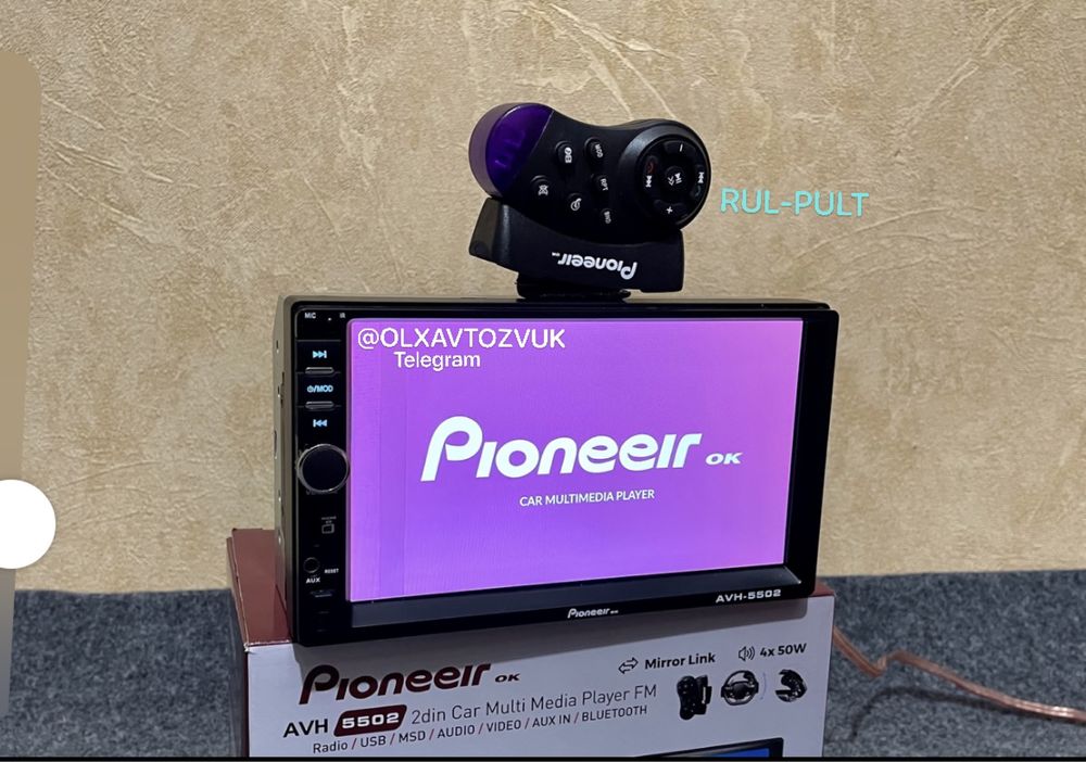 Pioneer aqli mafon rul pult manitor sensor blutus flewka clip kino mp5