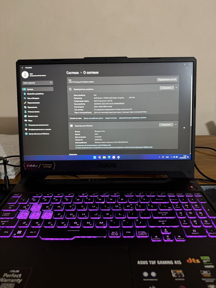 Asus Tuf Gaming a15