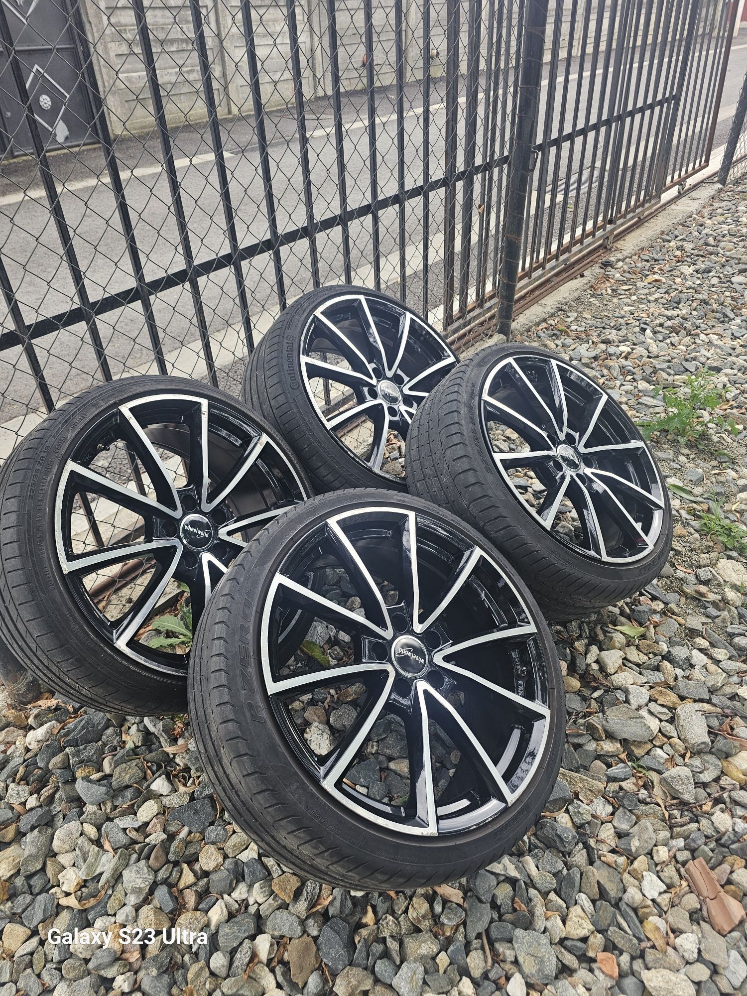 Vand jante r19 5x112 cu tot cu cauciucuri 225 35 19 vara dot 16 si 17