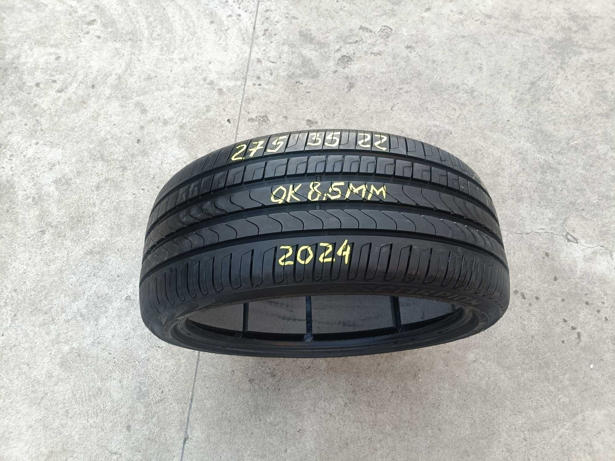 O anvelopa vara 275 35 22 pirelli scorpion verde profil 8,5 mm 2024