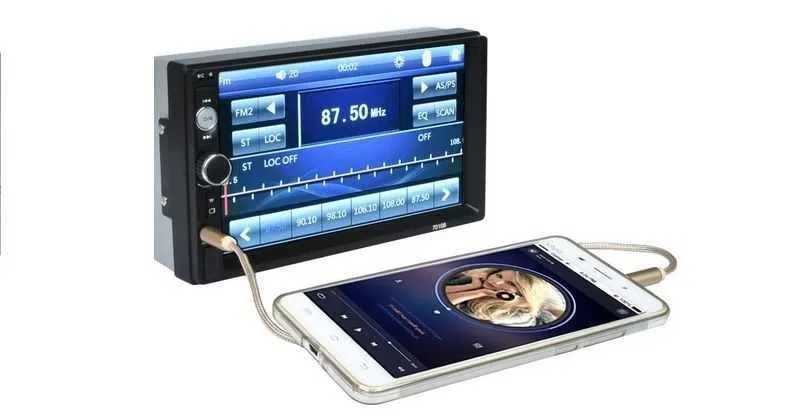 Радио Мултимедия Видео Аудио USB Заден Ход Кола Автомобил MP4 DVD