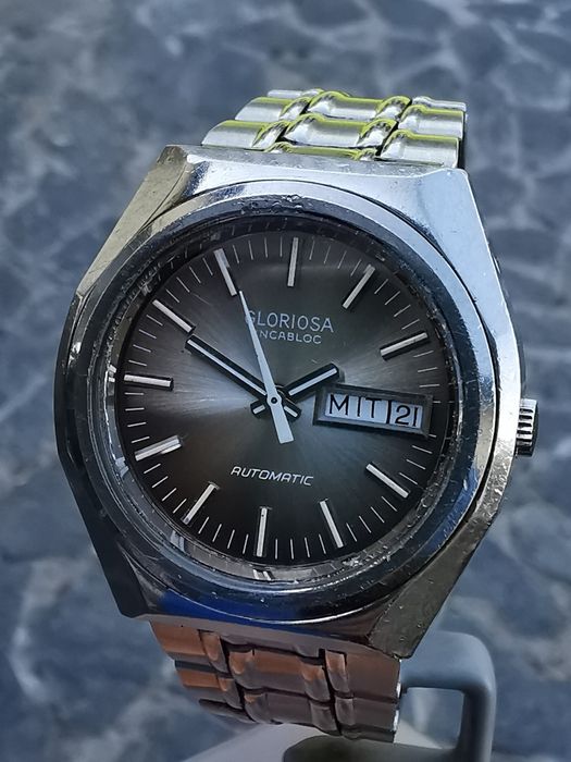 Ceas Gloriosa Automatic Calendar - Oțel - 37*39 mm-Funct. Impecabil!