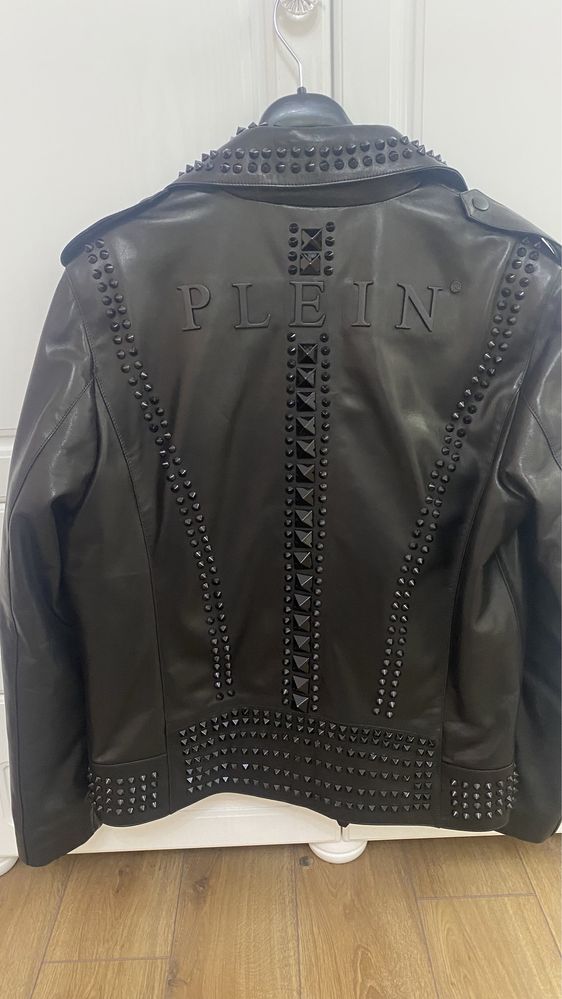 Geaca piele Philipp Plein L-XL