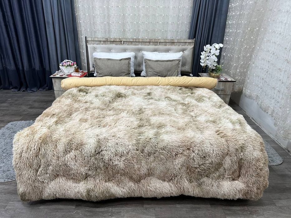 Одеяло теплое мех