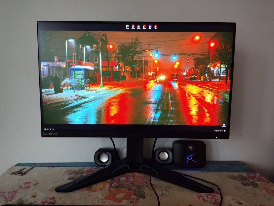 Monitor LED Lenovo  27 inch 2K 1 ms Black FreeSync & G-S, 165hz, 1 ml