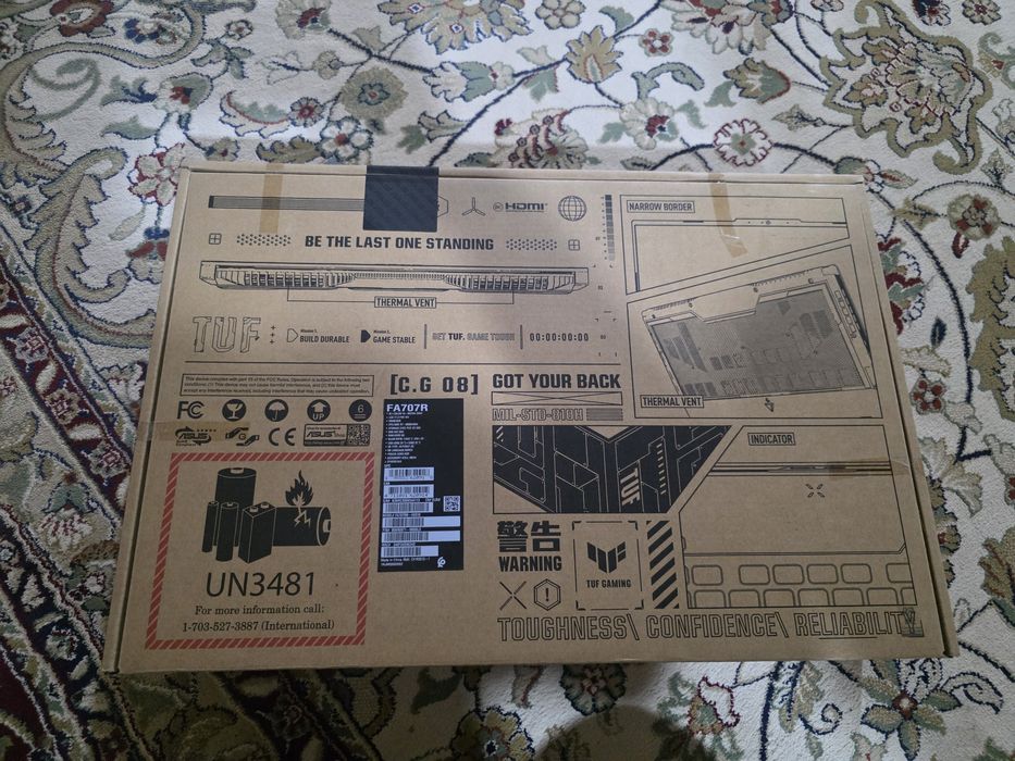 Asus TUF Gaming A17 3 ой ишлатилган. Как Новая