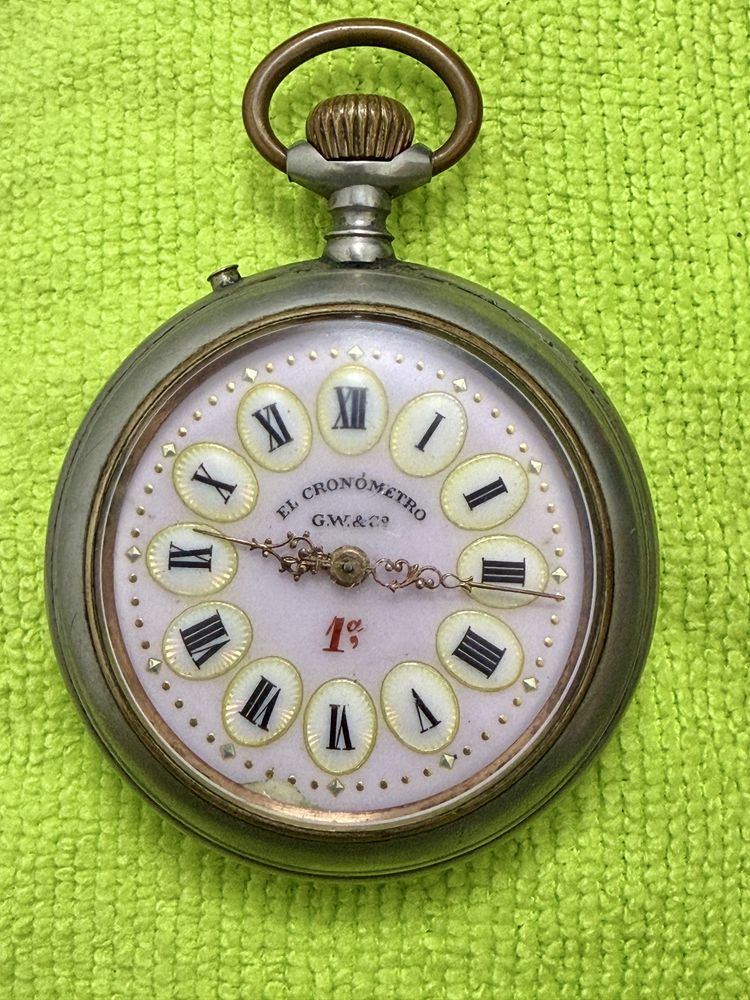 Ceas de buzunar colectie vintage El Cronometro GW&Co vintage