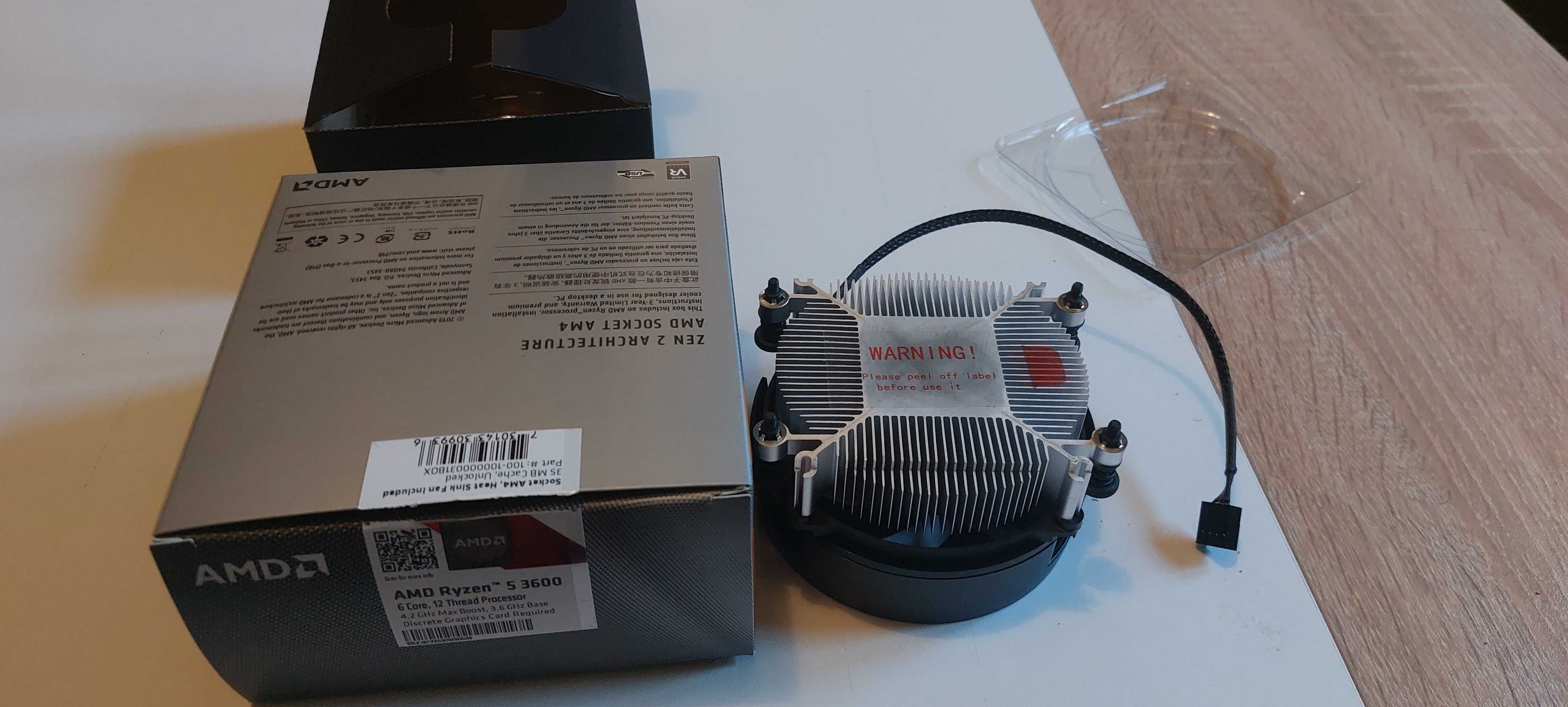 Ventilator AMD Ryzen 5 3600, fara procesor