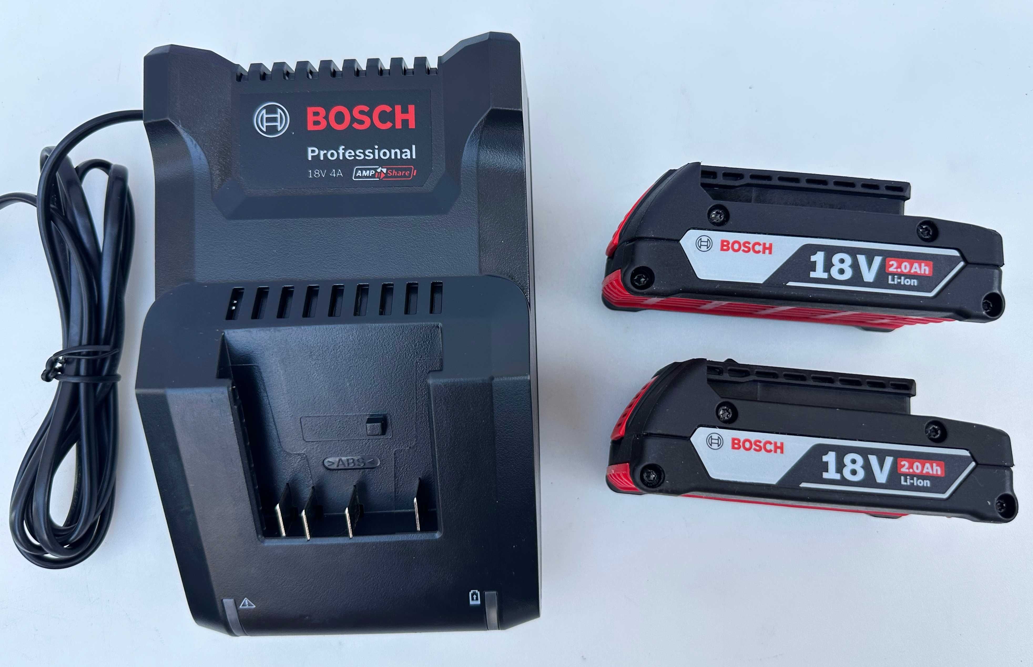 BOSCH GSR 18V-2-Li - Акумулаторен винтоверт с фенер неразличим от нов!