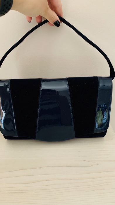 Geanta plic albastra, model pt ocazie /eveniment