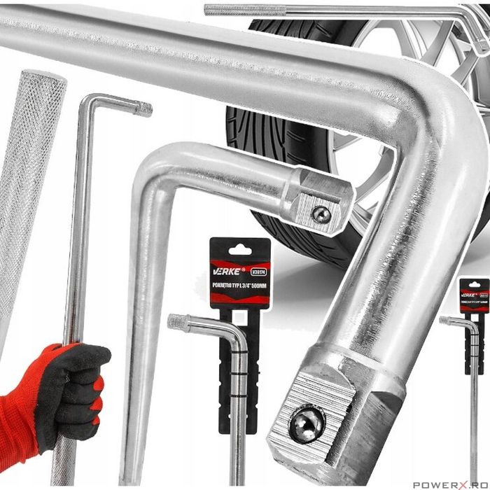 Prelungitor cheie tip L 3/4" 500 mm, Verke