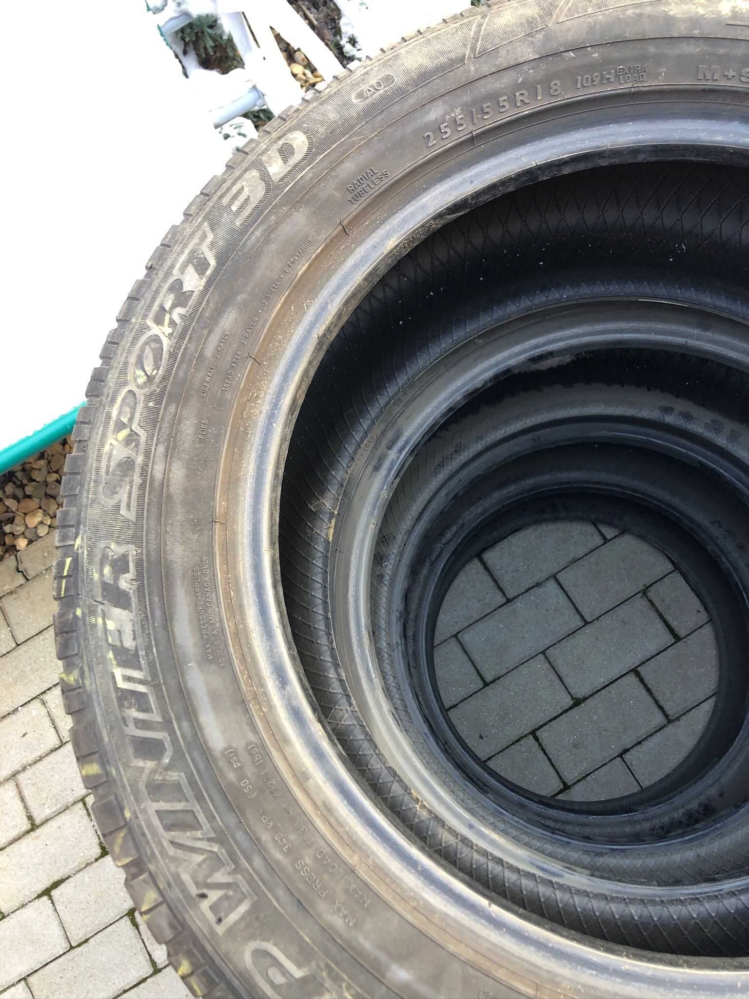 anvelope iarna Continental si Dunlop dimensiuni 255/55R18