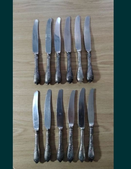 Продам мельхиоровые ножи 12 штук