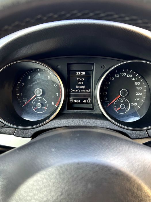 Vw Golf 6, 2011, hatchback, DSG, DRL, comenzi volan, senzori, 1.4 TSI