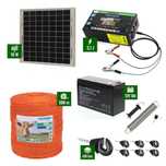 Pachet gard electric cu Panou solar 3,1J putere și 500m Fir 90Kg