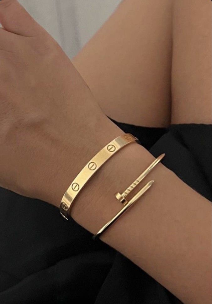 Браслет Cartier покрытая золотом