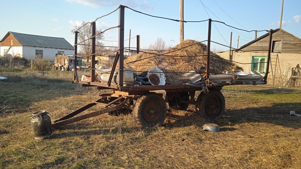 Трактор Т40, косилка КТП 4, прицеп, толкай
