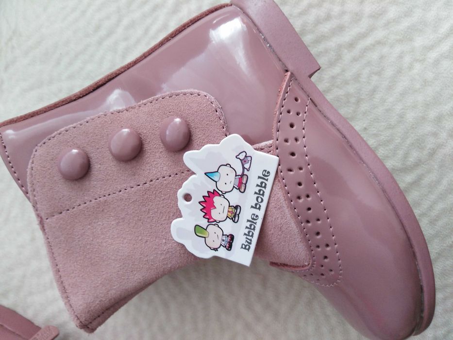 Детски ботушки, естествена кожа