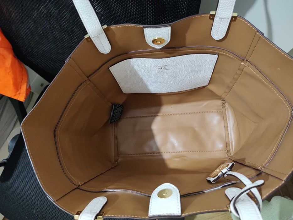 Оригинална чанта Ralph Lauren,пухкава жилетка в,м размер