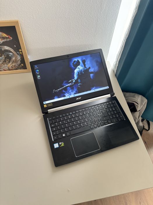 Laptop acer Gaming• i5-7300H •GTX 1050•taste luminate,stare excelenta