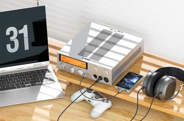 DAC AMP FiiO K17, Balansat XLR, Streamer, EQ, Nou, Cutie, Garantie