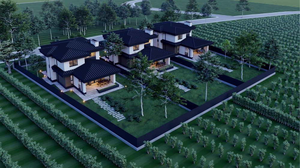 Casa Bucium Visan, 650mp teren, vedere panoramica asupra orasului