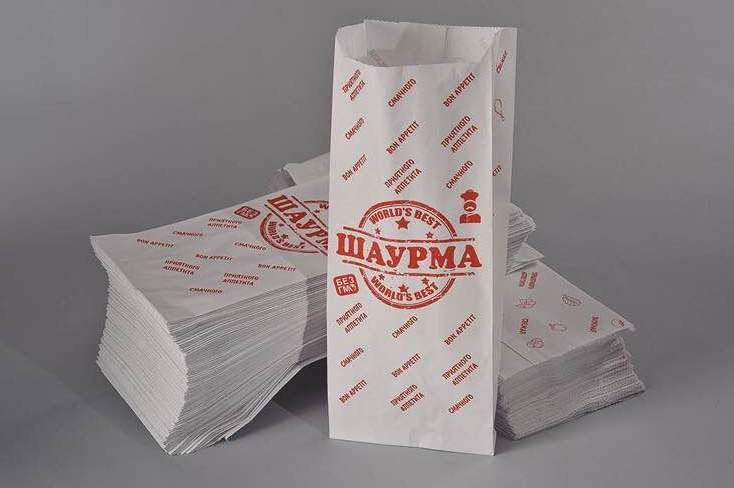 Бумажные и крафт пакеты для самсу, фастфуда