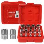 Trusa tubulare tip E torx E4-E24 14piese (M66422)