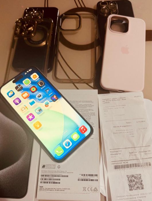 Iphone 15 pro max 1 tera stare buna