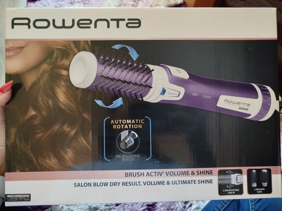 Четка с горещ въздух Rowenta Brush active volume and shine
