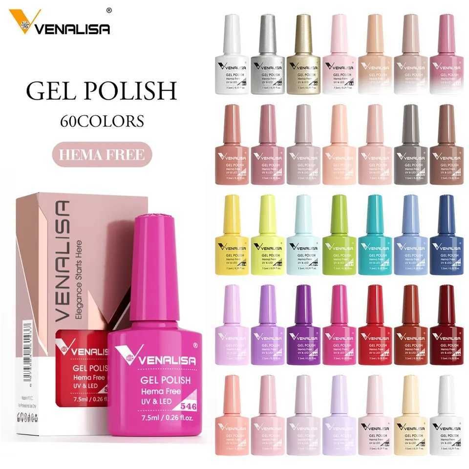VENALISA VIP2 Нови 60 цвята гел лак серия ВИП 2