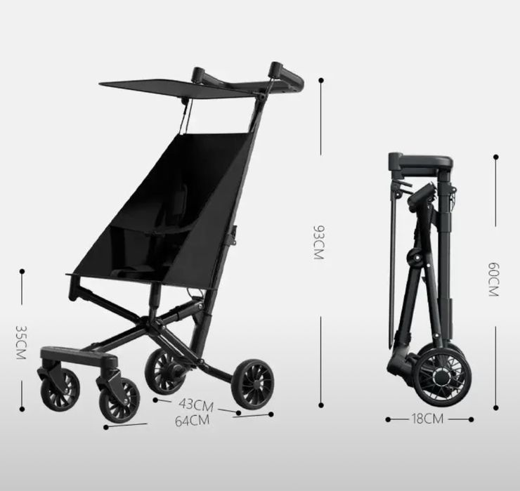 Легкая прогулочная коляска