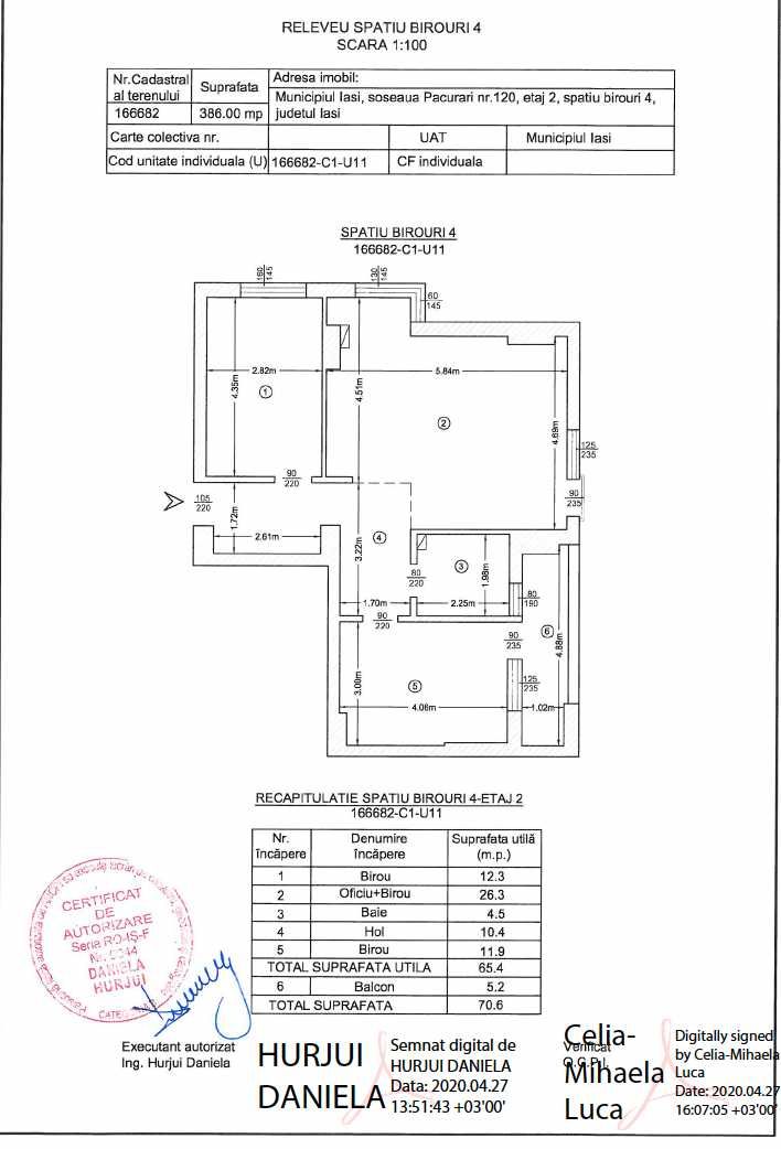 inchirere spatiu birouri