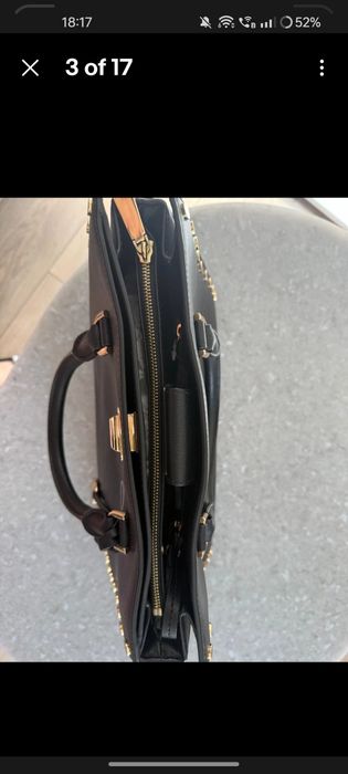 Geanta Michael Kors Sylvie Gold