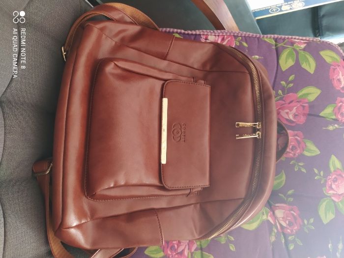 Rucsac  coofit  maro si geanta PIMKIE
