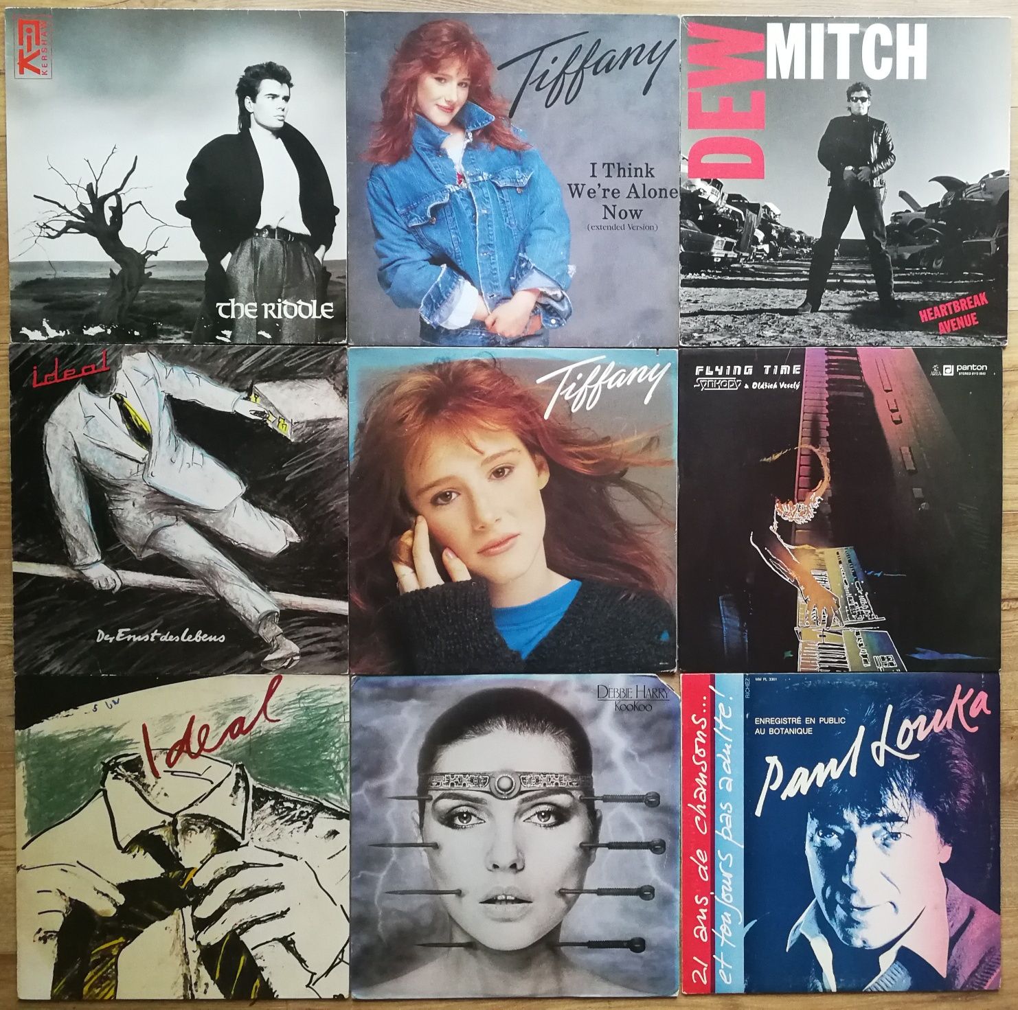 Vinil Tiffany Paul Louka Ideal Nik Kershaw Dew Mitch Debbie Harry