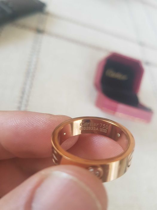 Пръстен Cartier розово злато