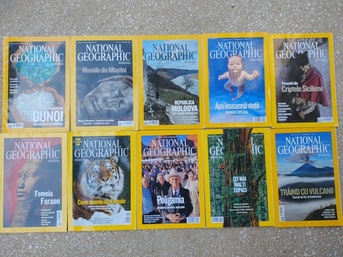 Reviste National geographic. Lot reviste National geographic. 26 buc