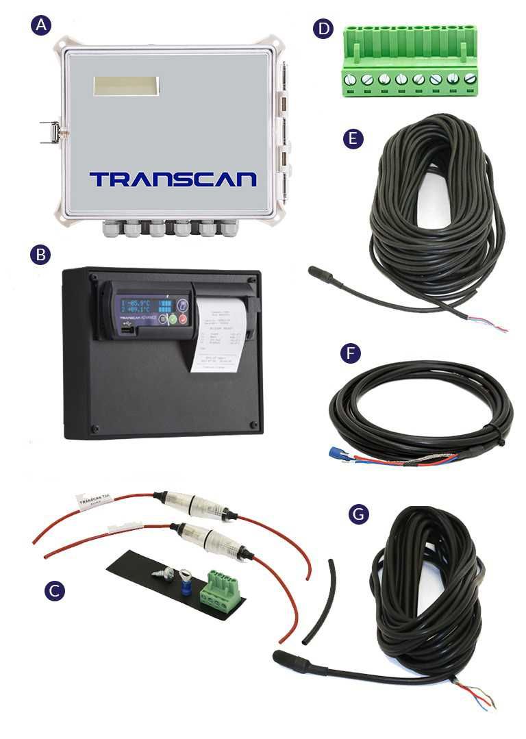 Inregistrator de temperatura camion semiremorca Transcan Advance Pro