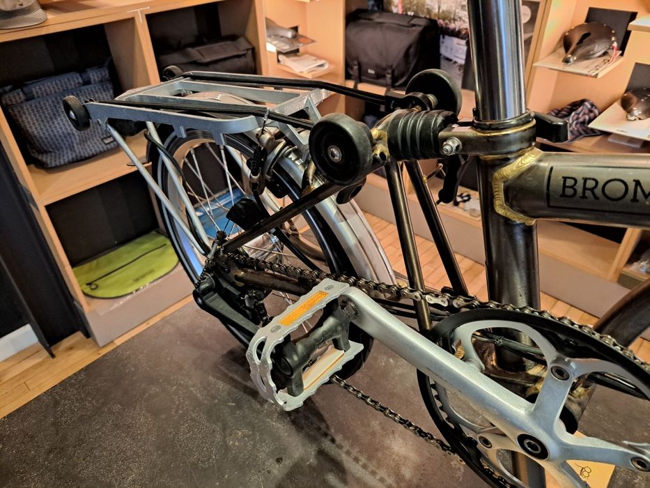 Bicicleta Brompton H6L culoare raw laquer 6 viteze