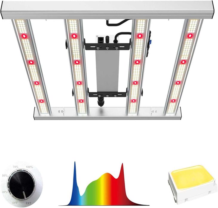 LES FLEURS 240W LED лампа за растения Full Spectrum
