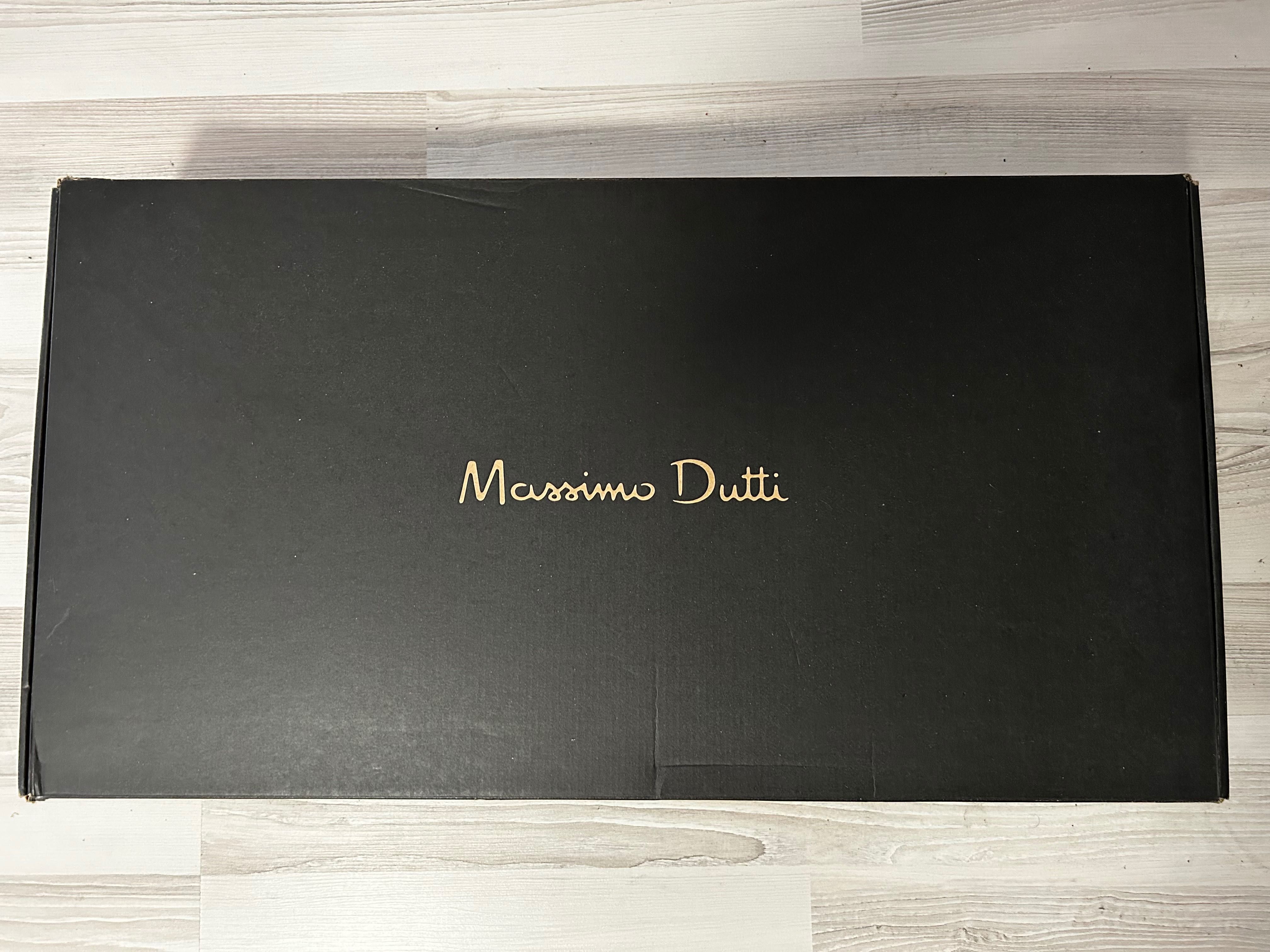Cizme de piele Massimo Dutti