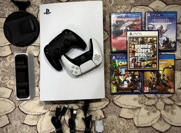 PS5 с проверкой — 900 игр, состояние как у новой