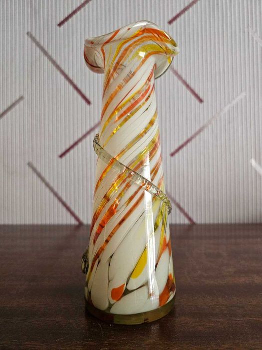 Ваза-цветное стекло. Эпоха СССР.