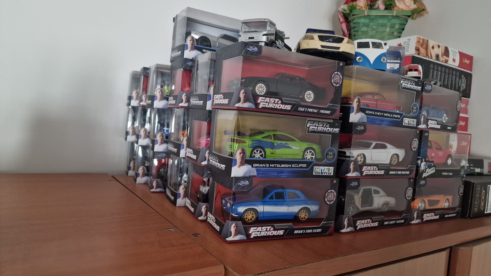Fast and Furios în ambalajul original nedesfacut. Colecția completa