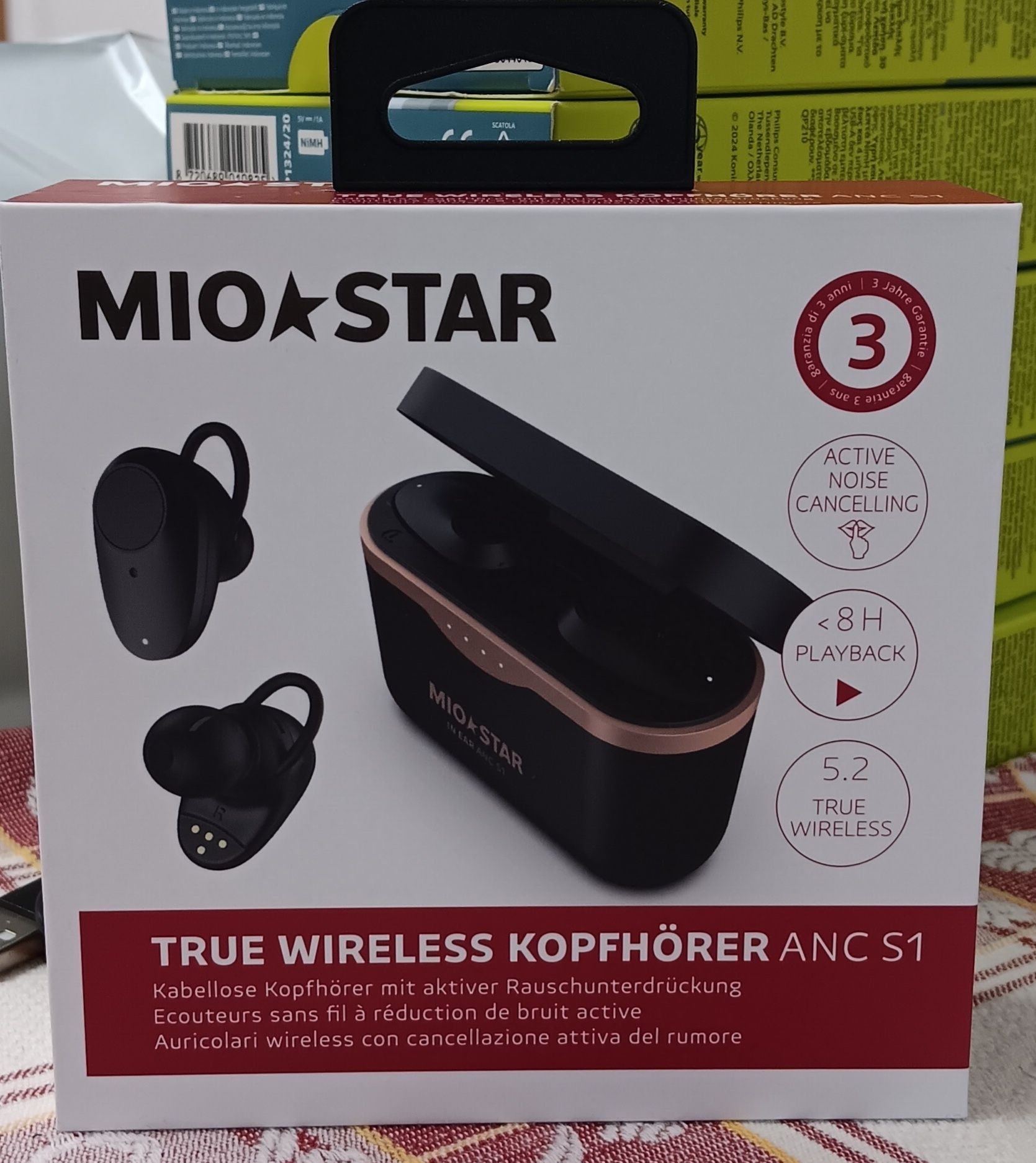 Casti wireless stereo, in-ear, incarcare rapida, 40mAh, 20-20.000 Hz,