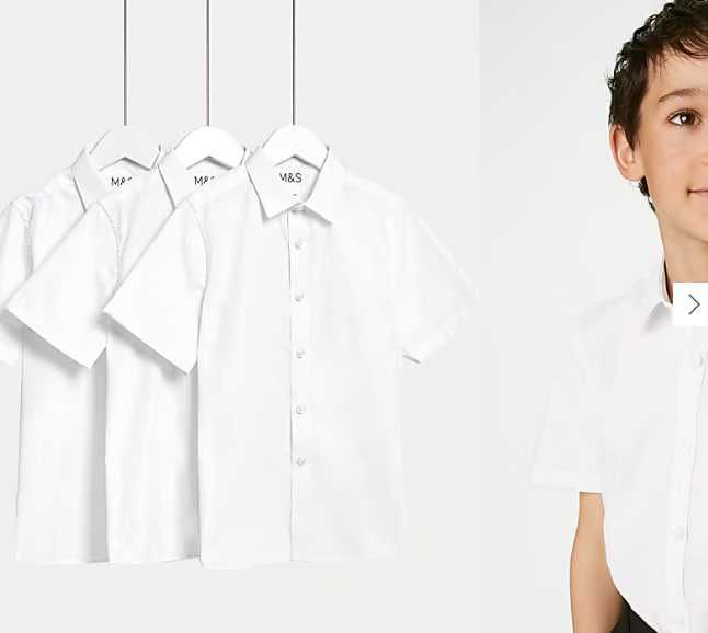 Детская рубашка с коротким рукавом.