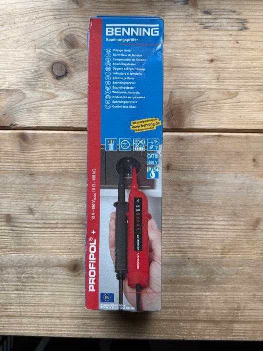 Tester de tensiune BENNING PROFIPOL+